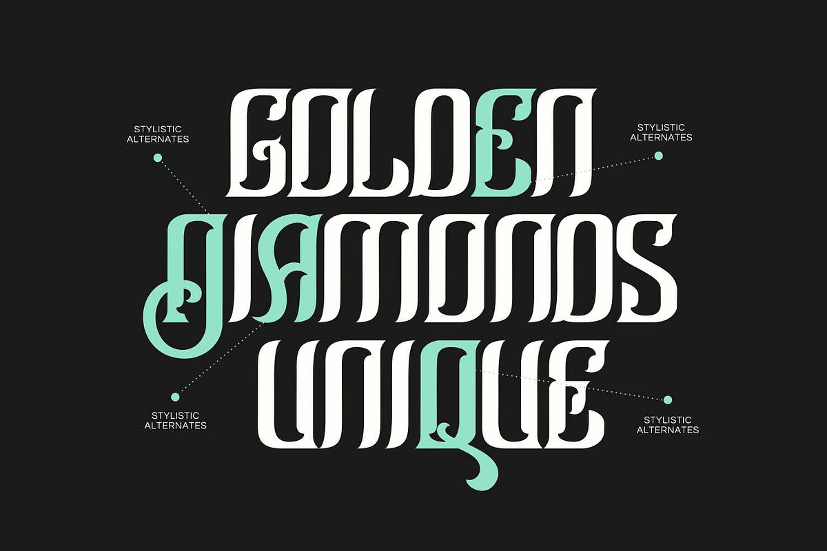 Bollek - Ornate Blackletter Font, a Blackletter Font by Imoodev (Photo 4 of 5)