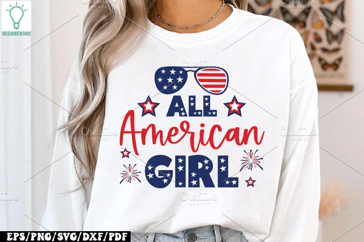 4th of July SVG Bundle, America SVG, a Graphic by Designer302 (Photo 4 of 26)