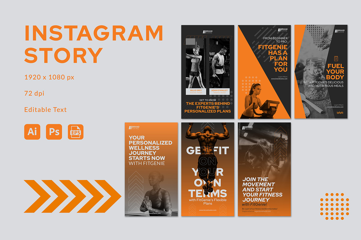 Gym Center - Instagram Story, a Social Media Template by StreaksideStd (Photo 1 of 3)