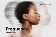 Frequency Wave Photo Effect, a Layer Style Add-On by Grkic Creative (Thumbnail 1 of 4)