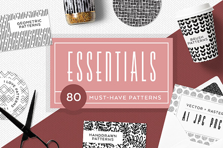 80 Essential Patterns, a Pattern Graphic by Anugraha Design