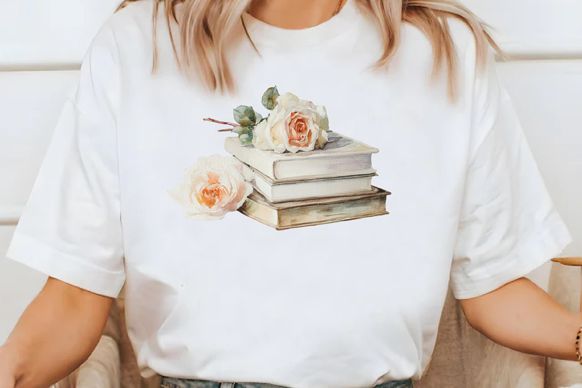 Watercolor White Books and Frames, a Seasonal Illustration by Designworld (Photo 5 of 8)