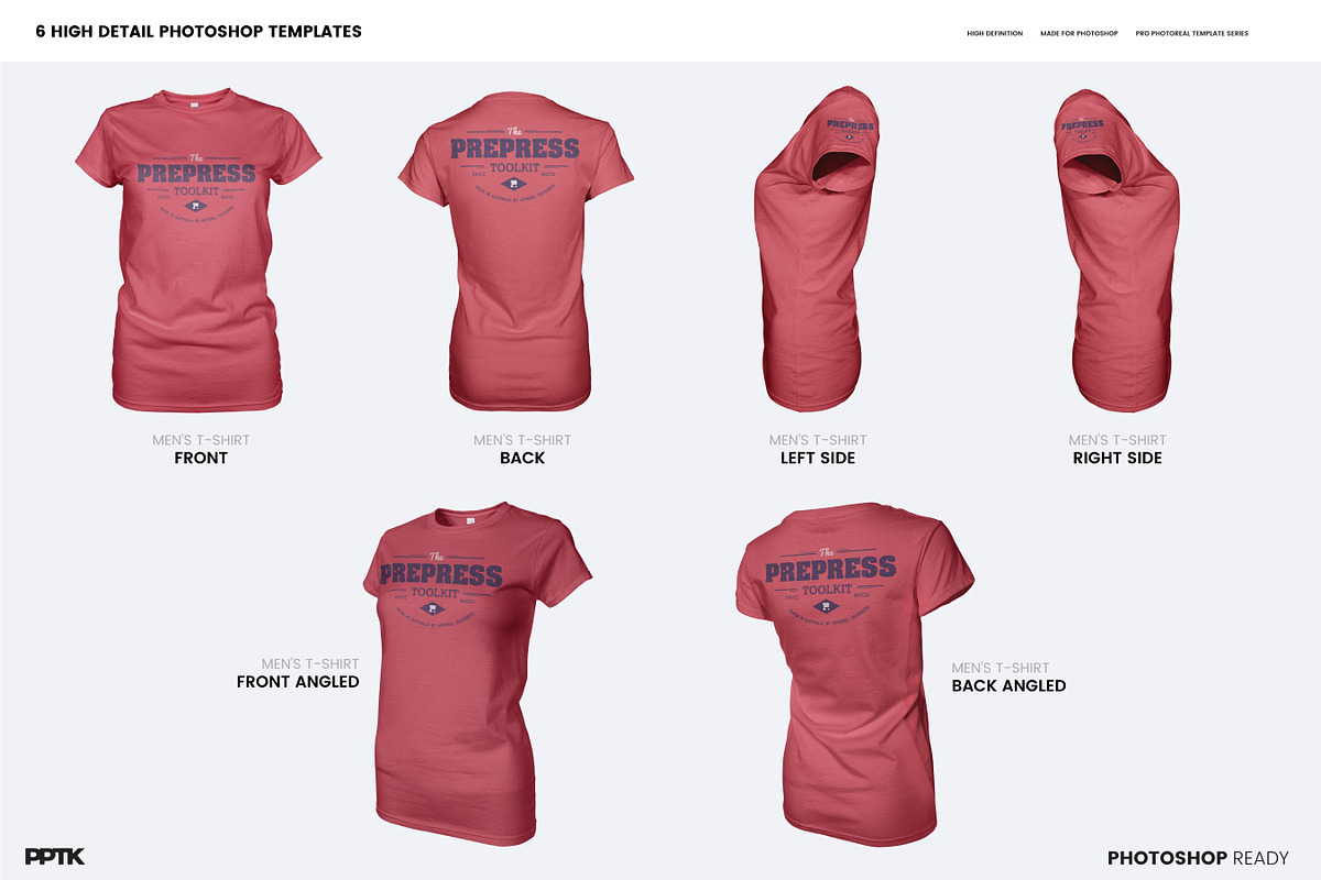 Women's Ghosted T-Shirt Mockup, a Shirt Mockup by PrePress Toolkit (Photo 2 of 7)