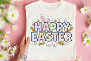 Happy Easter Bunny Png, an Illustration by DreamArtGraphic (Thumbnail 4 of 4)