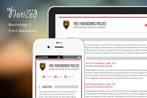 Noticed - Responsive Resume