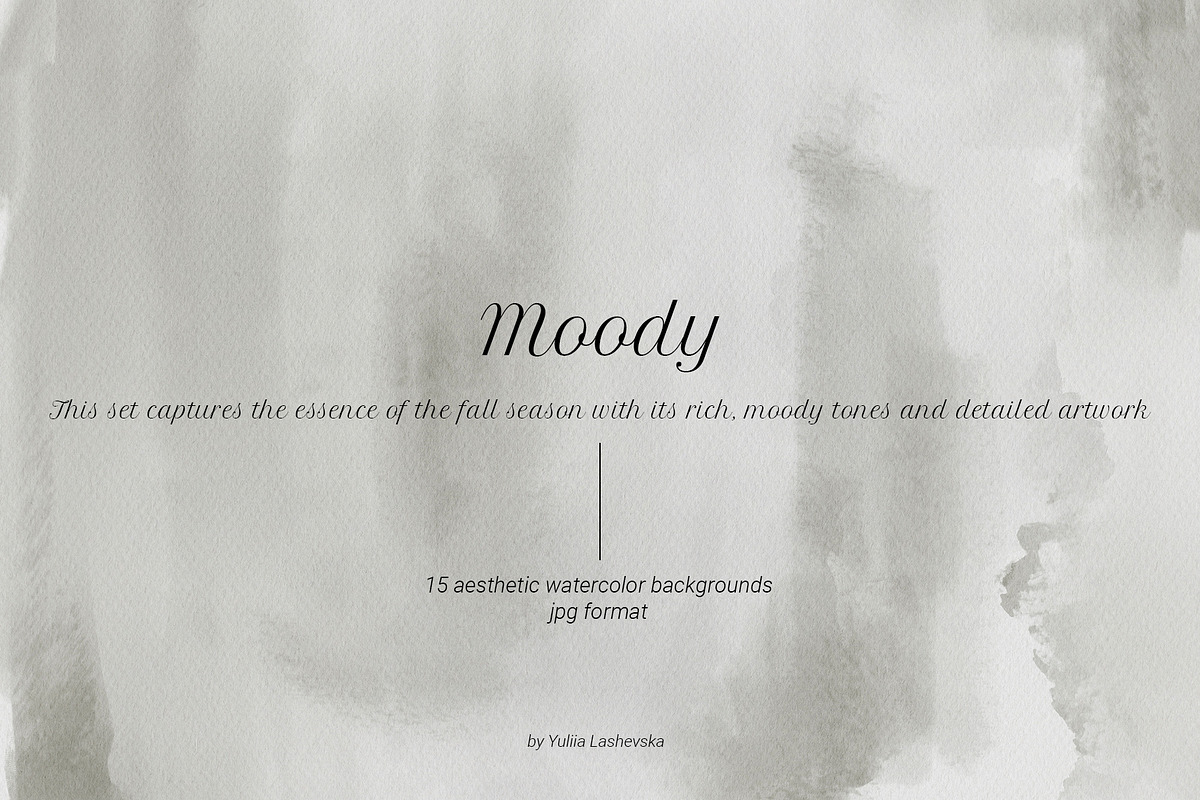 MOODY watercolor neutral backgrounds, a Texture Illustration by Yuliia Lashevska (Photo 5 of 9)