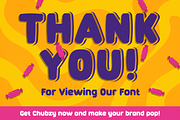 Chubzy - Chubby Display, a Sans Serif Font by Brand_Hero (Thumbnail 10 of 10)