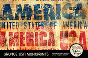Grunge USA Monoprint Textures, a Texture Graphic by Clikchic Designs (Thumbnail 5 of 5)