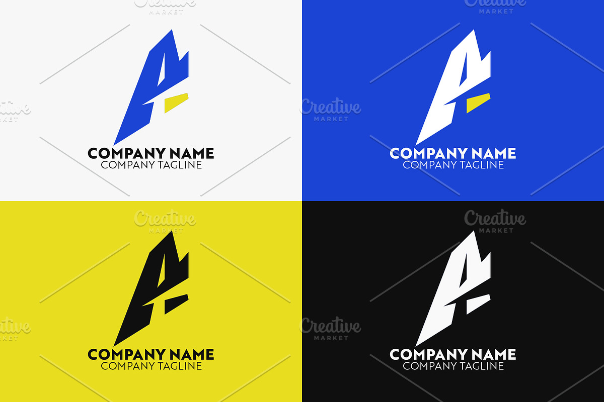 A Letter Logo Design Branding, a Branding & Logo Template by ORCHEVADESIGN (Photo 3 of 4)