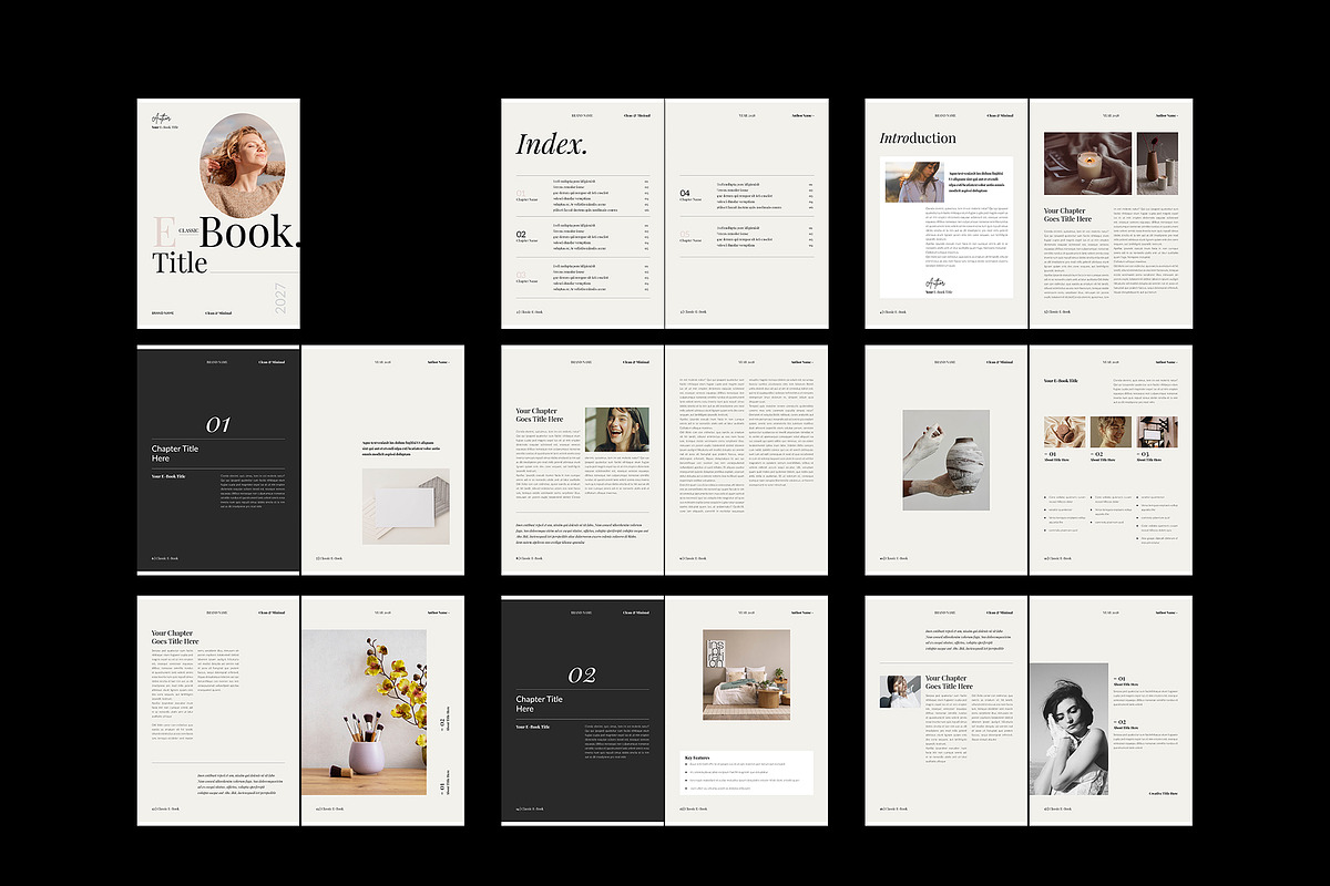 Classic E-book Design Template, a Magazine Template by NorthPeak (Photo 14 of 16)