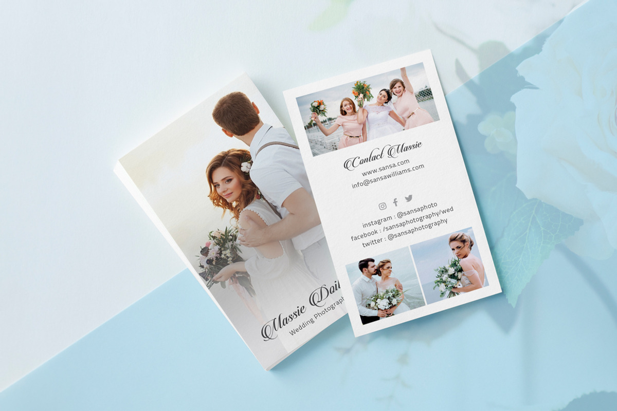 Wedding Photography Business Card, a Business Card Template by Orcshape Studio (Photo 2 of 3)