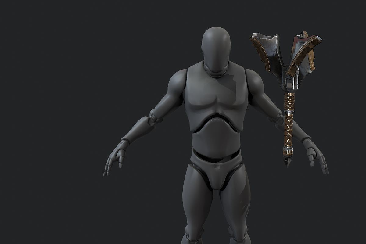 5 Fantasy Stylish Mace -PBR-, an Object 3D Model by TFE Game Art (Photo 14 of 15)