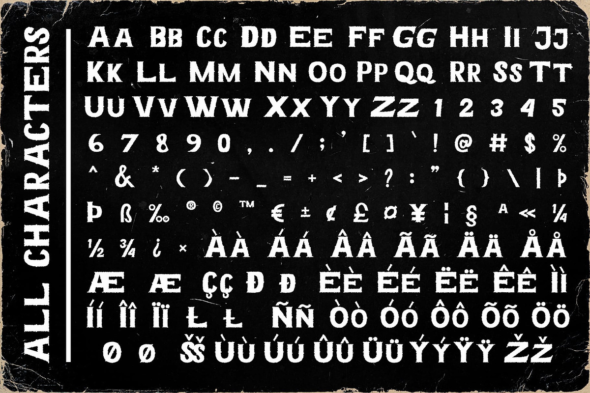 Rondey Rough, a Serif Font by Craft Supply Co. (Photo 4 of 8)