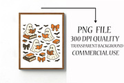 Cute Ghosts and Coquette Halloween, an Illustration by Libby Wishes (Thumbnail 2 of 6)