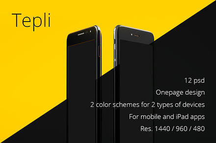 Tepli — One Page Template