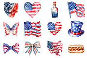 4th of July USA 250th Anniversary, a Seasonal Illustration by CitraGraphics (Thumbnail 4 of 6)