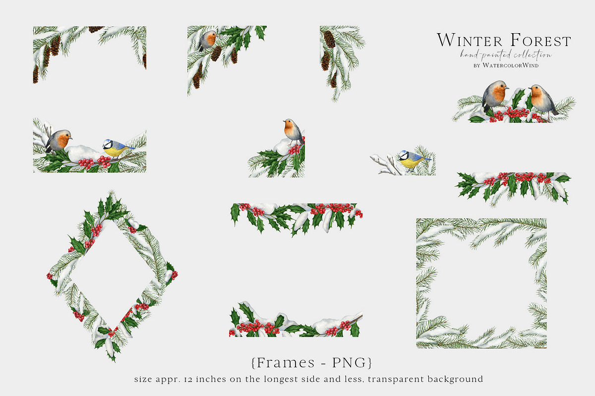 Watercolor Floral All Seasons Bundle, a Seasonal Illustration by Ksenia Shmakova (Photo 28 of 39)