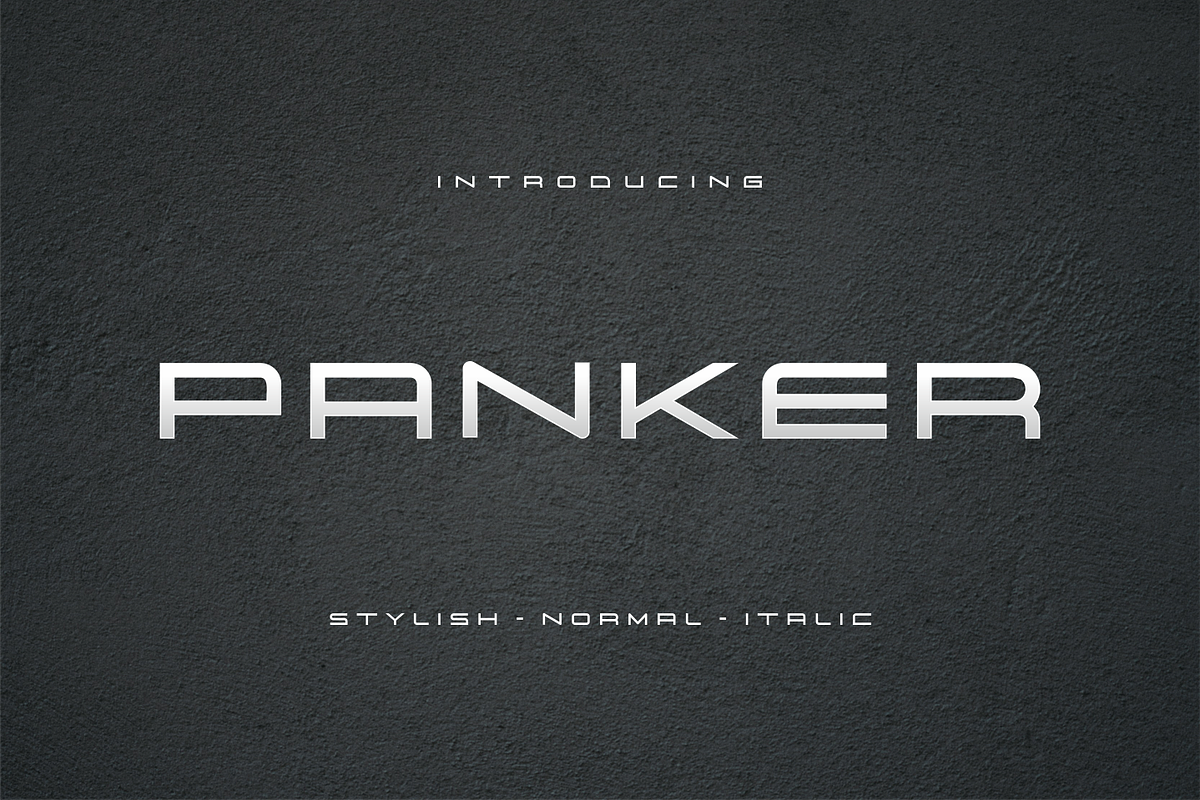 Panker Font, a Font by Kreabie (Photo 1 of 3)