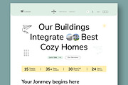 Real Estate Landing Page, an UI Kit Template by CreativeShaper (Thumbnail 2 of 6)