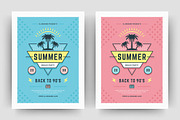 Summer 90s Party Flyer Template, a Flyer Template by Vasya Kobelev (Thumbnail 1 of 5)