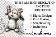 Whimsical Easter Bunny Clipart, an Illustration by Daily.Designs (Thumbnail 2 of 7)
