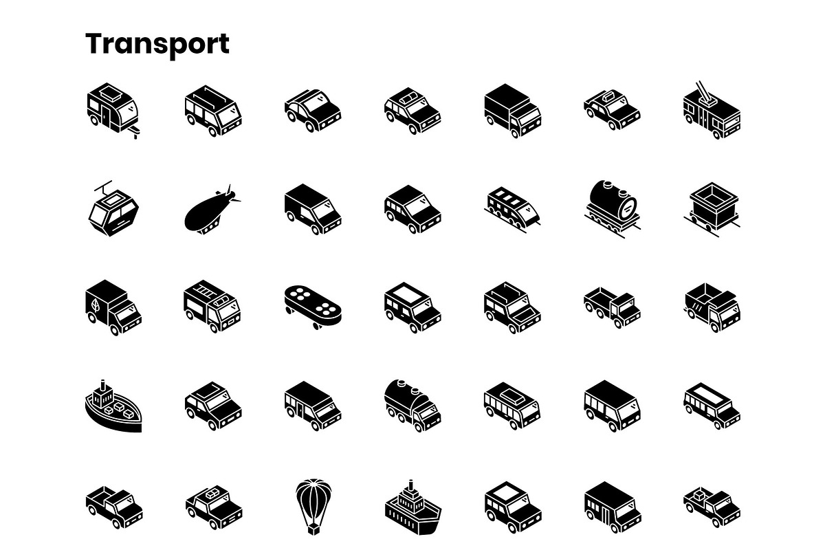 2000+ Isometric Icons Set, an Outline Icon by Brickclay (Photo 7 of 37)