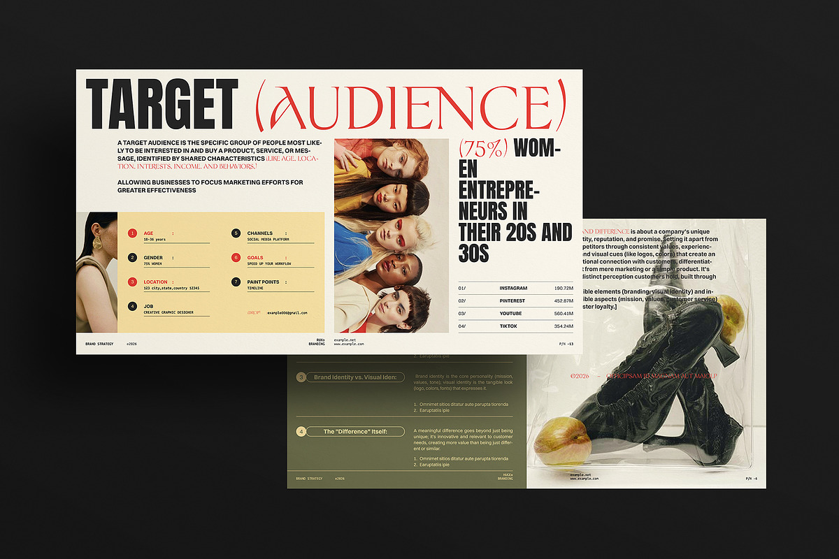 Brand Strategy Presentation Template, a Presentation Template by ArtisanaAura (Photo 8 of 15)