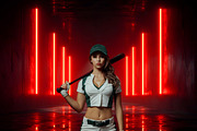 20 Sports Neon Digital Backdrops, a Background Graphic by Walllow Creatives (Thumbnail 4 of 5)