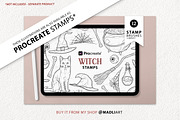 Spooky Witch Vector Line Art, an Illustration by MadliArt (Thumbnail 4 of 4)