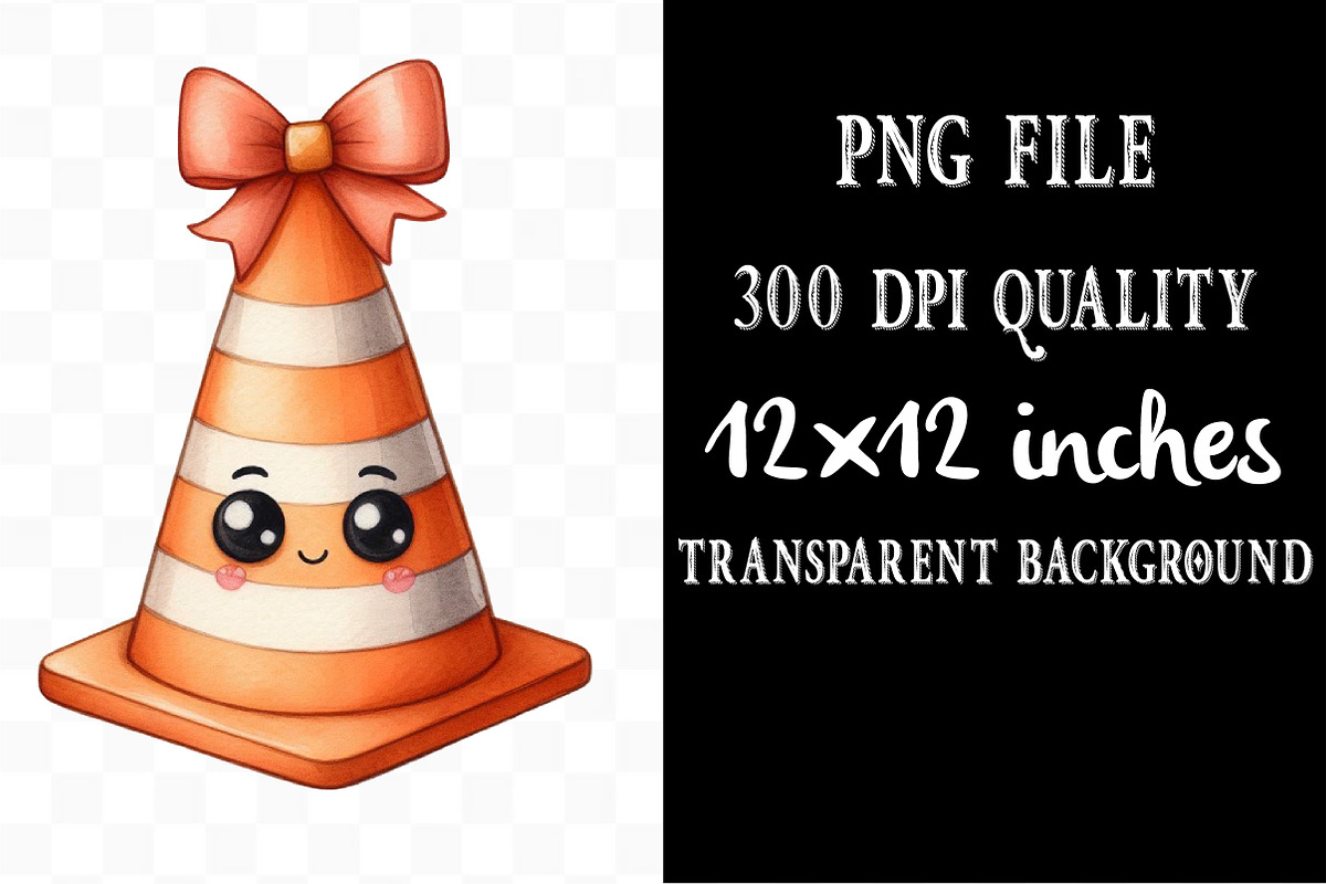 Cute Construction Watercolor Clipart, an Illustration by Designking (Photo 4 of 4)