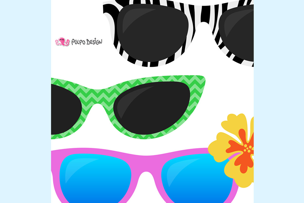 50 Sunglasses clipart, an Object Graphic by PolpoDesign (Photo 2 of 3)