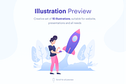 Start Up Illustration Kit, a Templates & Theme by Designspace (Thumbnail 5 of 5)