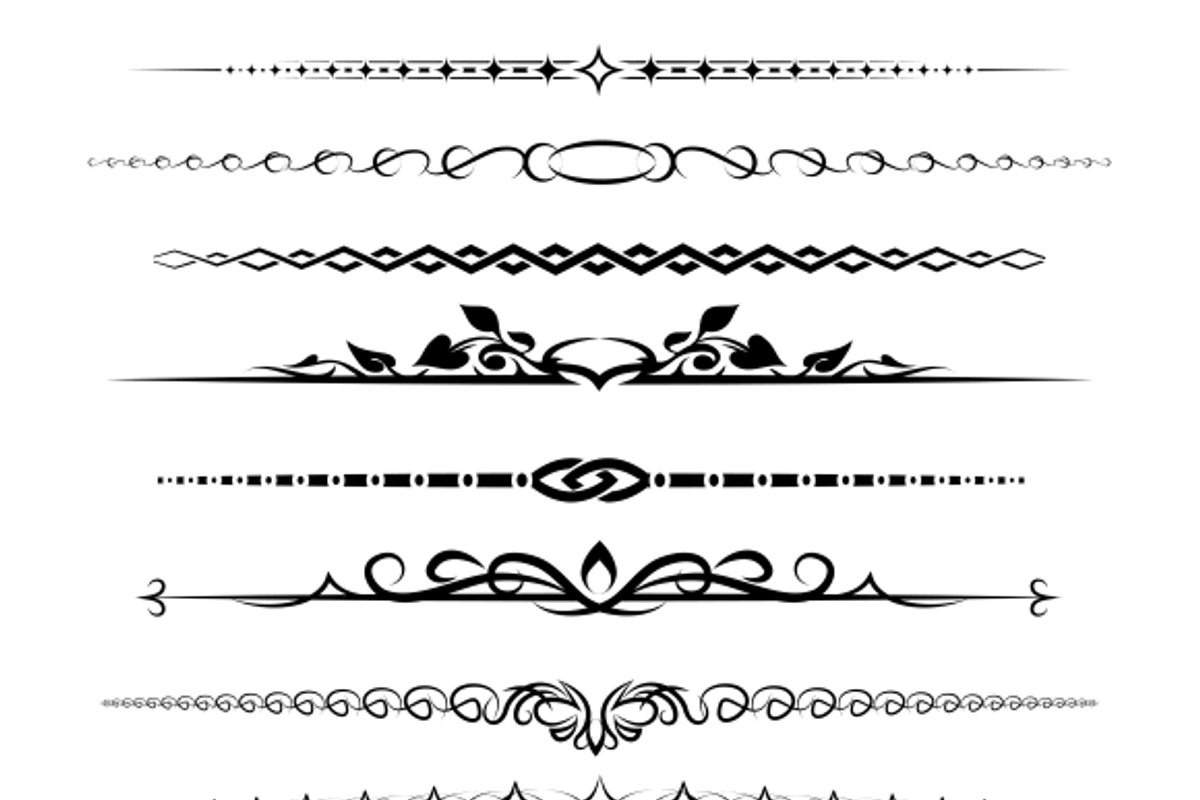 Chapter dividers, a Graphic by Microvector