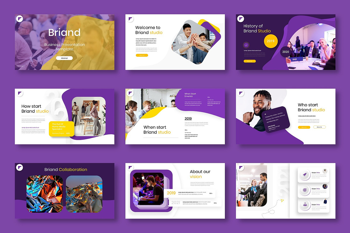 Briand – Business Keynote Template, a Presentation Template by Dens Creative Studio (Photo 2 of 6)
