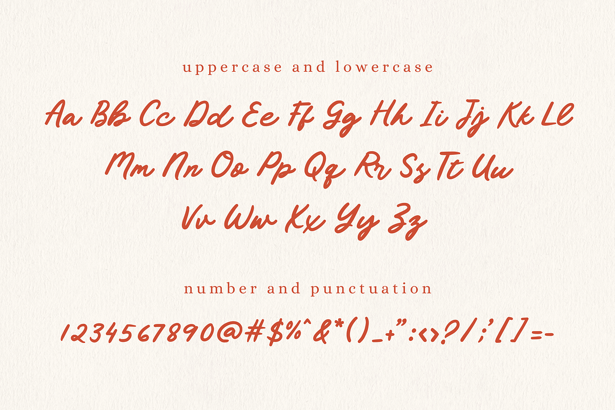 White Cloud Handwritten, a Script Font by etigletters (Photo 5 of 6)