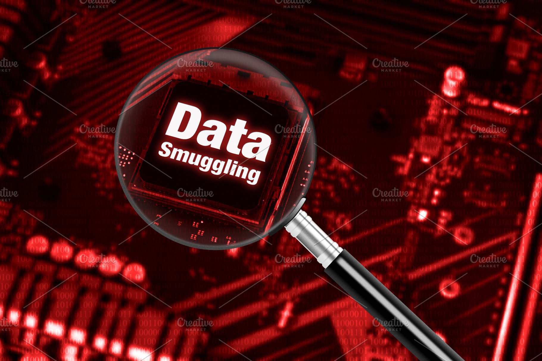 Computer and data crime illustration, a Technology Photo by BOOCYS