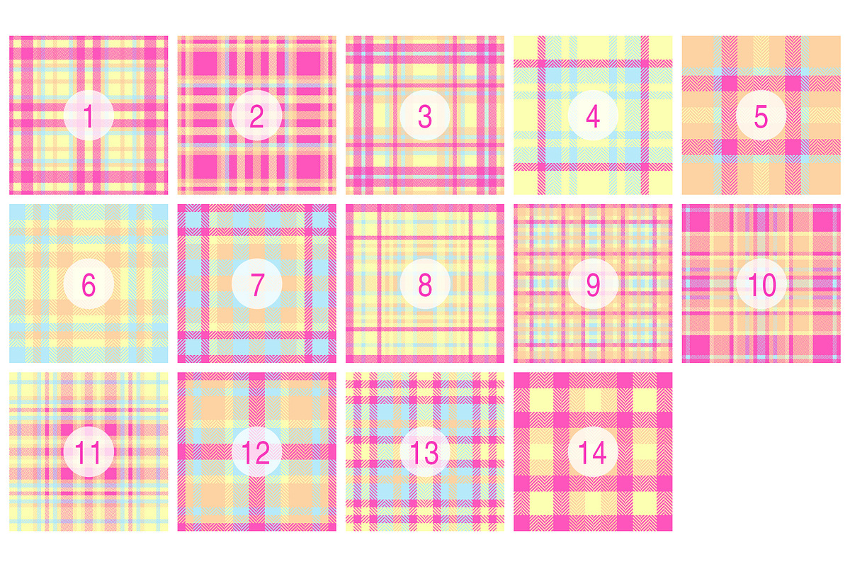 #260 Vibrant Celebration Patterns, a Pattern Graphic by Plaid4You (Photo 2 of 5)