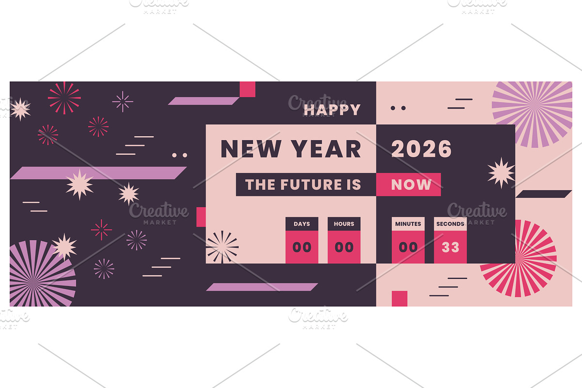Happy New Year 2026, a Background Graphic by Creative Backgrounds