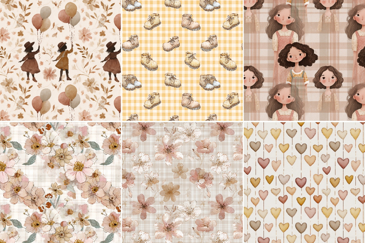 Cowgirl Baby Shower Clipart Set, a Decorative Illustration by Nicole Branger Art (Photo 13 of 23)