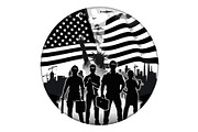Nation Builder Silhouette Set, an Illustration by yasushie (Thumbnail 2 of 20)