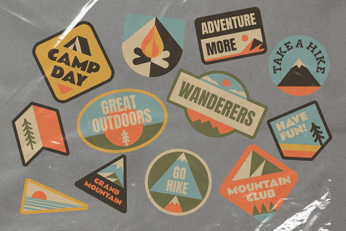 Adventure Stickers, an Illustration by Firowerk (Photo 4 of 5)