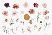Botanica Watercolor Florals, a Texture Illustration by Opal Creative (Thumbnail 2 of 13)