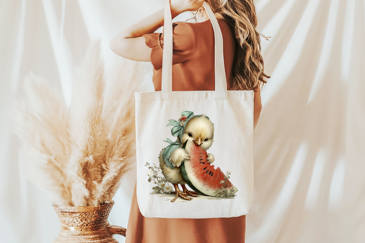 Whimsical Summer chick Clipart, an Illustration by Designworld (Photo 8 of 8)