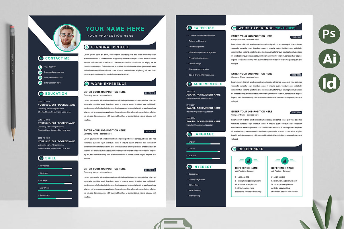 Simple Resume Format|Minimal Resume, a Resume Template by Attractive Resume (Photo 2 of 3)
