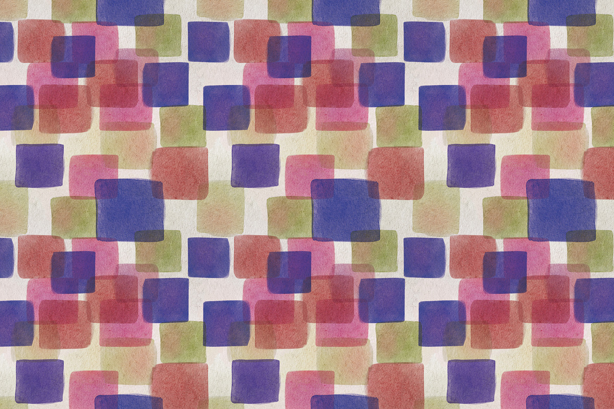 Dopamine Watercolour Collection, a Pattern Graphic by Maria Budarkiewicz (Photo 2 of 15)