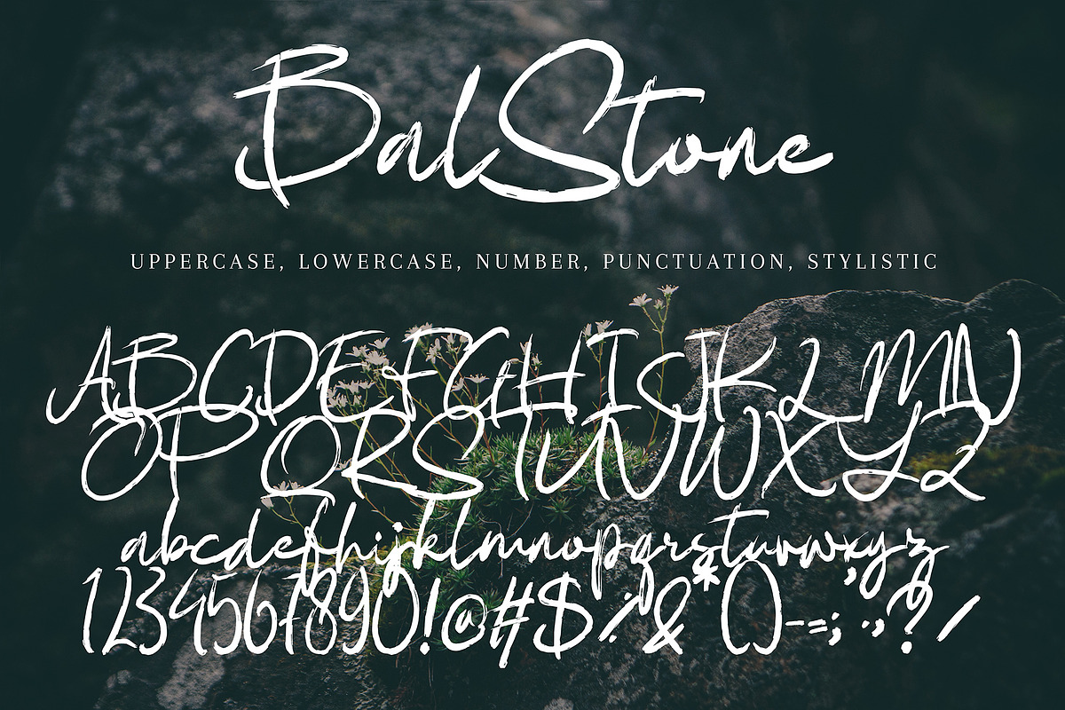 BalStone, a Handwritten Font by HaKi Studio (Photo 5 of 5)
