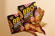 BBQ Cookout Party Flyer, a Flyer Template by CREATIVE DUDE (Thumbnail 1 of 3)