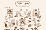 Coffee & Books Bookish Vector Set, an Object Graphic by VerAna (Thumbnail 3 of 23)