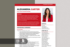 Professional Resume Template, a Resume Template by Anjum Ilyas