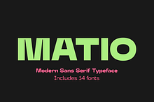 Matio | Font Family